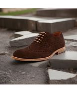 Men's Millburn Co. Wingtip Oxford 9 Brown Suede - $99.85