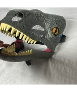 Jurassic World Dinosaur Chomp &#39;n Roar Mask Helmet Velociraptor Blue Rapt... - $27.30 CAD