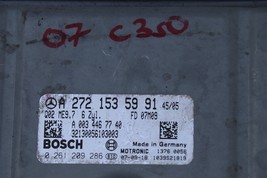 07 Mercedes C350 Engine Computer Ignition FOB ECU EIS ISL Combo Set A2721535991 image 2
