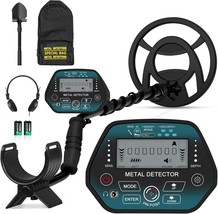 Metal Detector With 8 Levels Sensitivity, Beach Metal Detector With 3, G... - $74.98