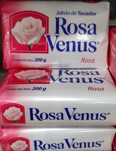 6X Rosa Venus Jabon De Barra - 6 Grandes 200g c/u - Envio Prioridad Gratis - $22.24