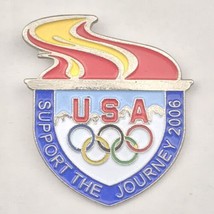 USA Olympics  Pin 2009 Visa Support The Journey Winter Torch - $12.50