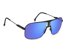 Carrera Sunglasses C1043/S 0003 XT Matte Black / Grey Blue Mirror Lens 65mm - $66.93