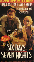 Six Days,Seven NIGHTS(VHS1998)RARE Full Length Demo,Harrison Ford,Anne Heche-NEW - £33.01 GBP