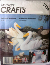 Pattern 2136 Stuffed Swans, Ducks, Penguins Sheep &amp; Pig - £4.84 GBP