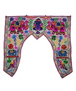 New hand made elephant floral embroider work toran banjara valance windo... - £28.21 GBP