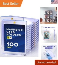 100ct Magnetic Card Holders - UV Protected, Durable Acrylic for Trading ... - $74.99