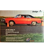 1970 DODGE Dart Swinger 340 Chrysler Bumblebee Stripes Vintage Print Ad - $10.12