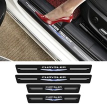 4Pcs Car Scuff Plate Door Threshold Sill Stickers For Chrer 300c 300 Pacifica 20 - £36.19 GBP