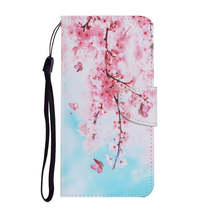 Anymob Samsung Cherry Blossom Butterfly Painted Case Flip Wallet Leather Phone  - £23.10 GBP