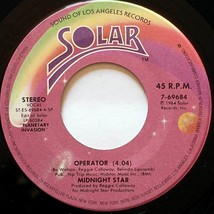 Midnight Star - &quot;Operator&quot; / &quot;Playmates&quot; [7&quot; 45 rpm Single on Solar 7-69684] - £3.59 GBP