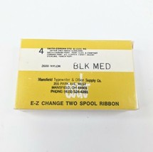 CODO E-Z Change Two-Spool Ribbon 2600 Nylon Black Med 4 Smith Corona ELE... - £10.59 GBP