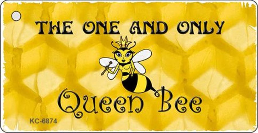 Queen Bee Yellow Novelty Key Chain