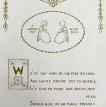 Watched Pot Never Boils 1906 Wise Sayings Print 6 x 4&quot; MilIicent Sowerby... - €17,15 EUR