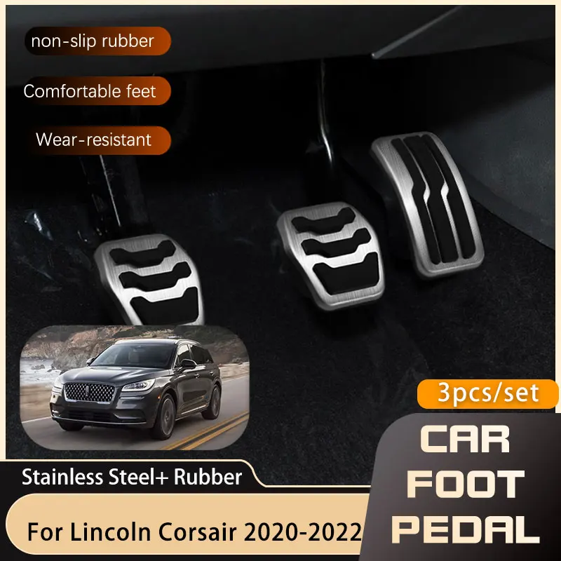 Car Accessories Stainless Steel Pedals For Lincoln Corsair 2020 2021 2022 - $11.10+