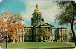 Colorado State Capitol overlooking the Civic Center Denver Colorado Postcard - £11.55 GBP