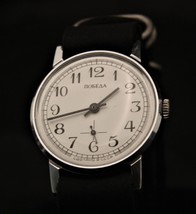 Rare vintage 1980&#39;s Soviet Pobeda 15J ZIM 2602 manual wind wristwatch se... - $143.55