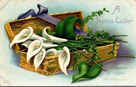 c1910 Antique Ellen Clapsaddle Postcard.51854 Flowers box basket a1 - £17.70 GBP