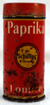 Antique Spice Tin PAPRIKA A. Schilling &amp; Company - $19.99