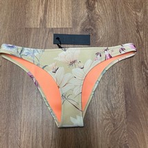 Triangl Swimwear Womens Cheeky Bikini Hipster Bottom Size XL New Floral Tan - £23.69 GBP