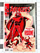 Avengers 57 Facsimile Edition Marvel 2021 1st Vision Reprint Classic Cover - $356.43 MXN
