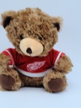 Detroit Red Wings 7.5 inch Seated Jersey Sweater Bear by Forever Collectibles  - £13.44 GBP