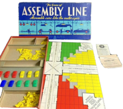 Auto Car Assembly Line 1953 The Game of by Selchow &amp; Righter NY - £39.56 GBP