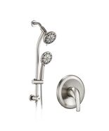 7-Setting Dual Shower Head System: Stainless Steel - €158,54 EUR