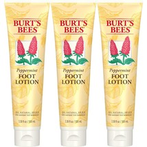 Burt&#39;s Bees Peppermint Foot Lotion, Pack of 3 - £43.05 GBP