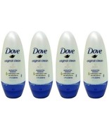 LOT 4 x Dove Original Clean, Moisturizing 24-Hr Roll On Deodorant 1.7 Oz... - $457.31 MXN