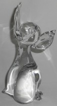 Mid Century LEAD CRYSTAL 7 3/4&quot; Art Glass DOG FIGURINE Made in Sweden - $736.51 MXN
