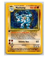 Machamp 8/102 LP 1st Edition Holo Rare Pokémon TCG Base Set 1999 PP1 - €12,62 EUR