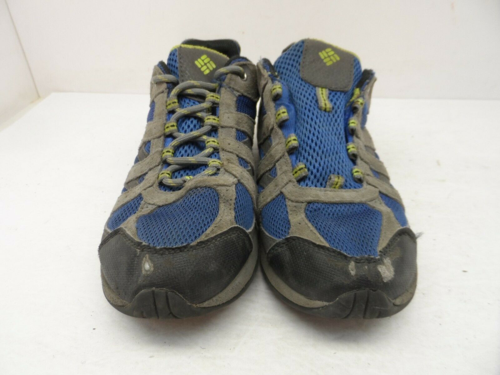 Columbia Kid's Buty Trekkingowe Redmond Waterproof Shoes Blue/Green Size 5M - $21.37