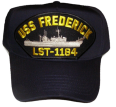 USS FREDERICK LST-1184 HAT CAP USN NAVY SHIP NEWPORT CLASS TANK LANDING ... - £17.95 GBP