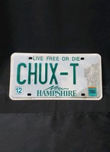 2006 CHUX-T New Hampshire Vanity License Plate - CHUCKS TRUCK, CHUCK T. - $732.36 MXN