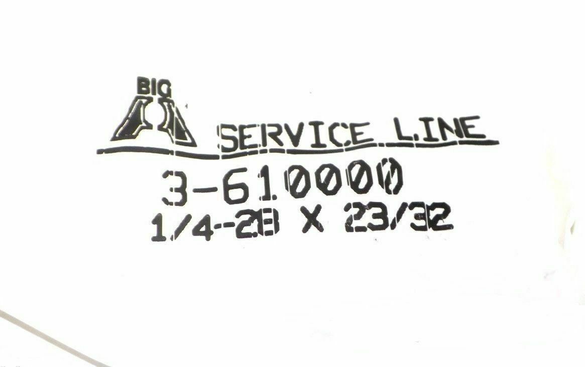 Big A Service Line 3-610000 Hydraulic Grease Fitting 1/4-28 x 23/32 Qty 5 Pcs Item image 2