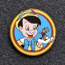 Pinocchio Disney Pin: Best Friends Jiminy Cricket and Pinocchio - $8.90