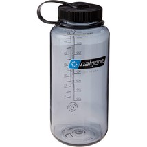 Nalgene Sustain 32oz Wide Mouth Bottle (Gray with Black Cap) Recycled Reusable - $15.78