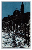 Veneziana Scene Da D Millson Venice Italia Lino Cartolina Z5 - £3.51 GBP