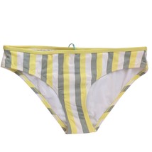 Kona Sol Bottoms Only Bikini Swim Bathing Suit High Cut Striped S M XL 1X 2X - £11.84 GBP