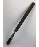 Vintage Wood Handle Heller Nucut File Smooth 10” (1”) Patented - Rare Fi... - $32.87 CAD