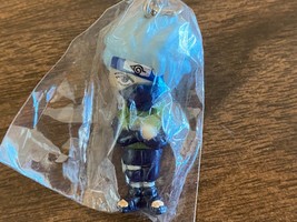 NARUTO Kakashi Hatake Chibi Figure Mini Rubber Keychain - £4.10 GBP