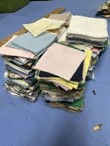 Lot 1200+ Vintage Fabric 2 1/2” Squares Solids Patterns Patchwork Quilts Crafts - $34.65