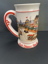 Vintage Walt Disney World Ceramic Stein Main Street USA Cinderella Castl... - $11.87