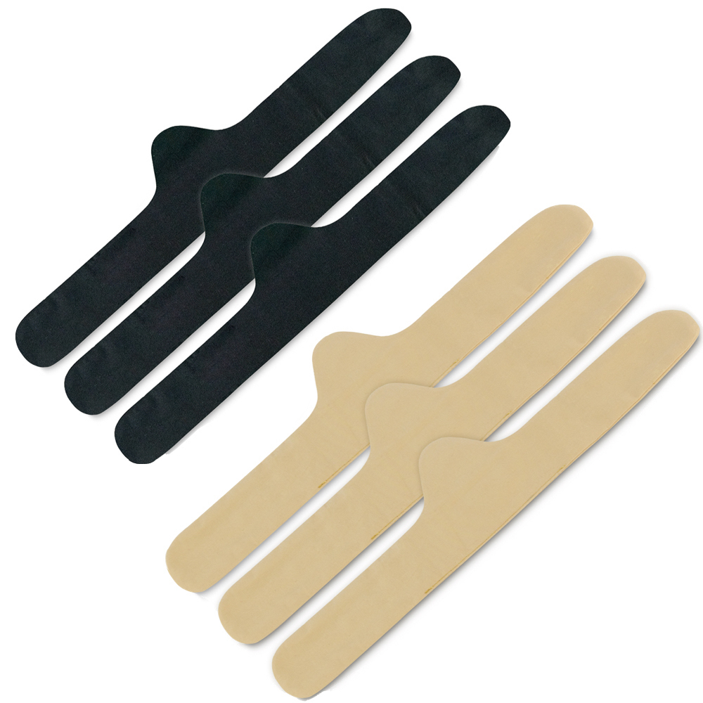100% Bamboo Cotton Bra Liner (Black/Beige 6pk, XLarge) Sweat-Wicking, Keep Cool