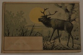 Snow and Company Victorian Trade Card Deer Elk VTC 3 - £7.09 GBP