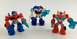 Playskool Transformers Rescue Bots Optimus Prime Chase Heatwave 3&quot; PVC Figures - $24.70