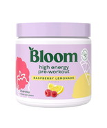 Bloom Nutrition High Energy Pre-Workout, Raspberry Lemonade Flavor, 25 S... - $583.63 MXN
