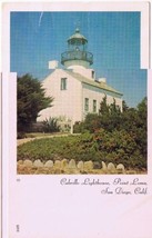 Postcard Cabrillo Lighthouse Point Loma San Diego California - $2.96