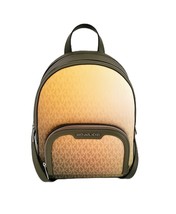 Michael Kors Jaycee Medium Zip Pocket Backpack MK Olive Multi Ombre - $151.10